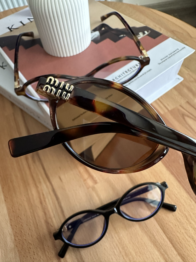 Miu Miu Oval Leopar Kahverengi E01S02RA