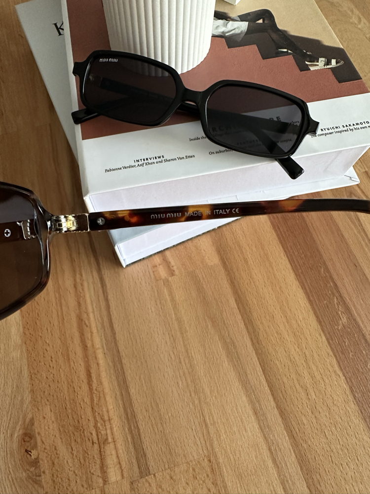 Miu Miu Rectangle Leopard Yeni Sezon Gözlük E01S10RA