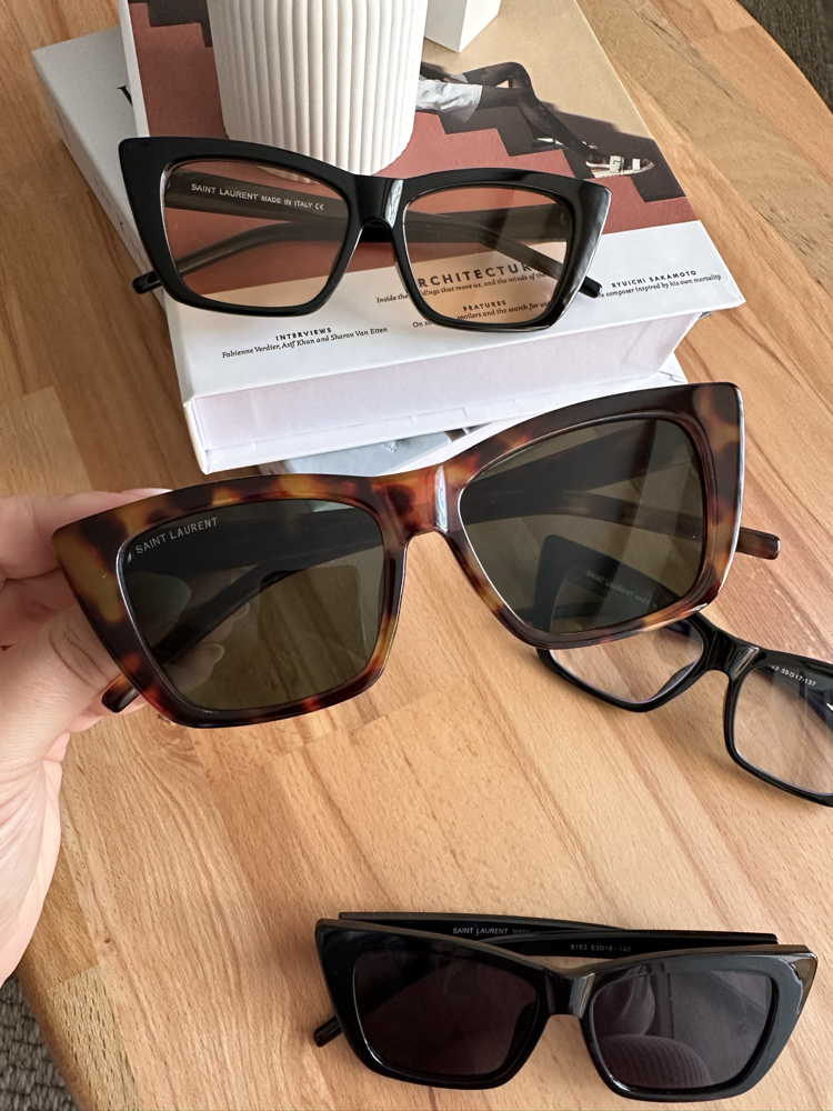 Saint Laurent Leopard Kemik Yeni Sezon Gözlük E01S24RA