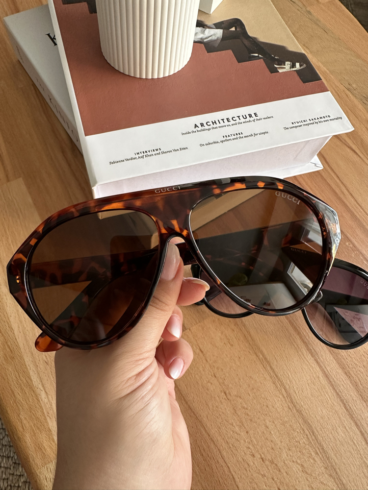 Gucci Big Size Leopard Kemik Yeni Sezon Gözlük E01S21RA