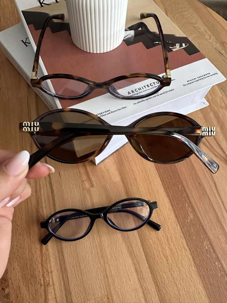 Miu Miu Oval Leopar Kahverengi E01S02RA