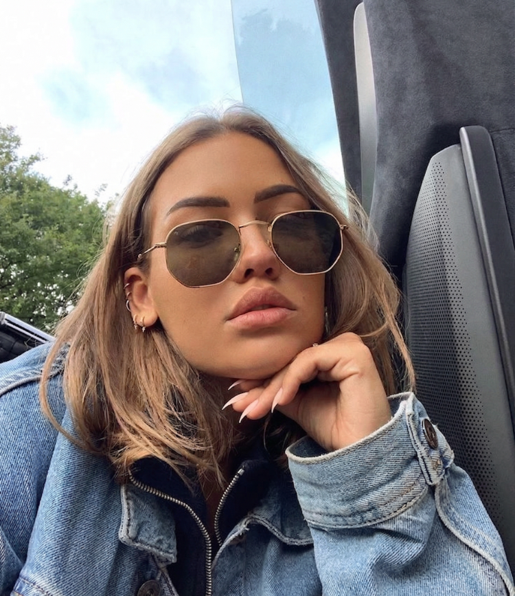 Rayban Hexagonal Kadın Yeni Sezon Gözlük E01S37RA