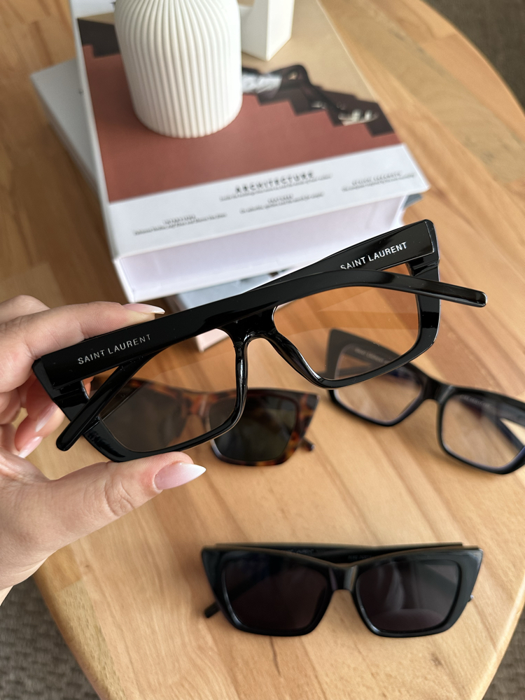 Saint Laurent Transparan Cam Yeni Sezon Gözlük E01S25RA