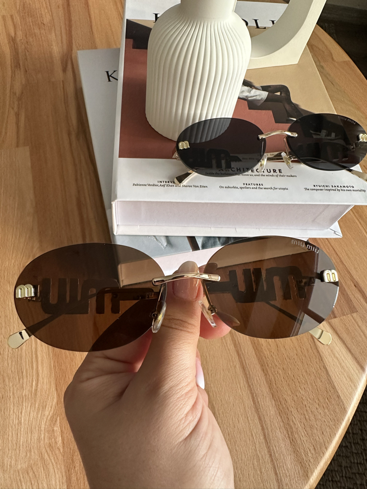 Miu Miu Kahverengi Yeni Sezon Gözlük M01S24TF