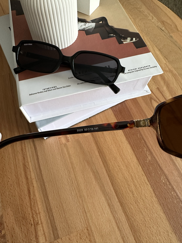 Miu Miu Rectangle Leopard Yeni Sezon Gözlük E01S10RA