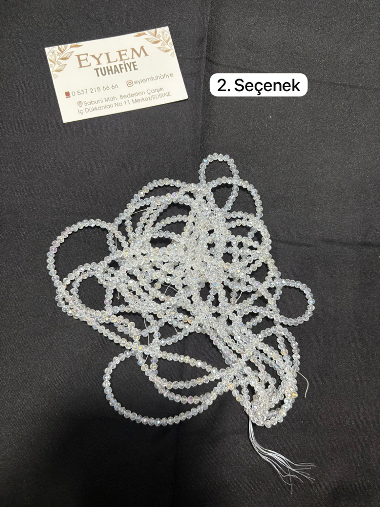 4 mm Kristal Boncuk