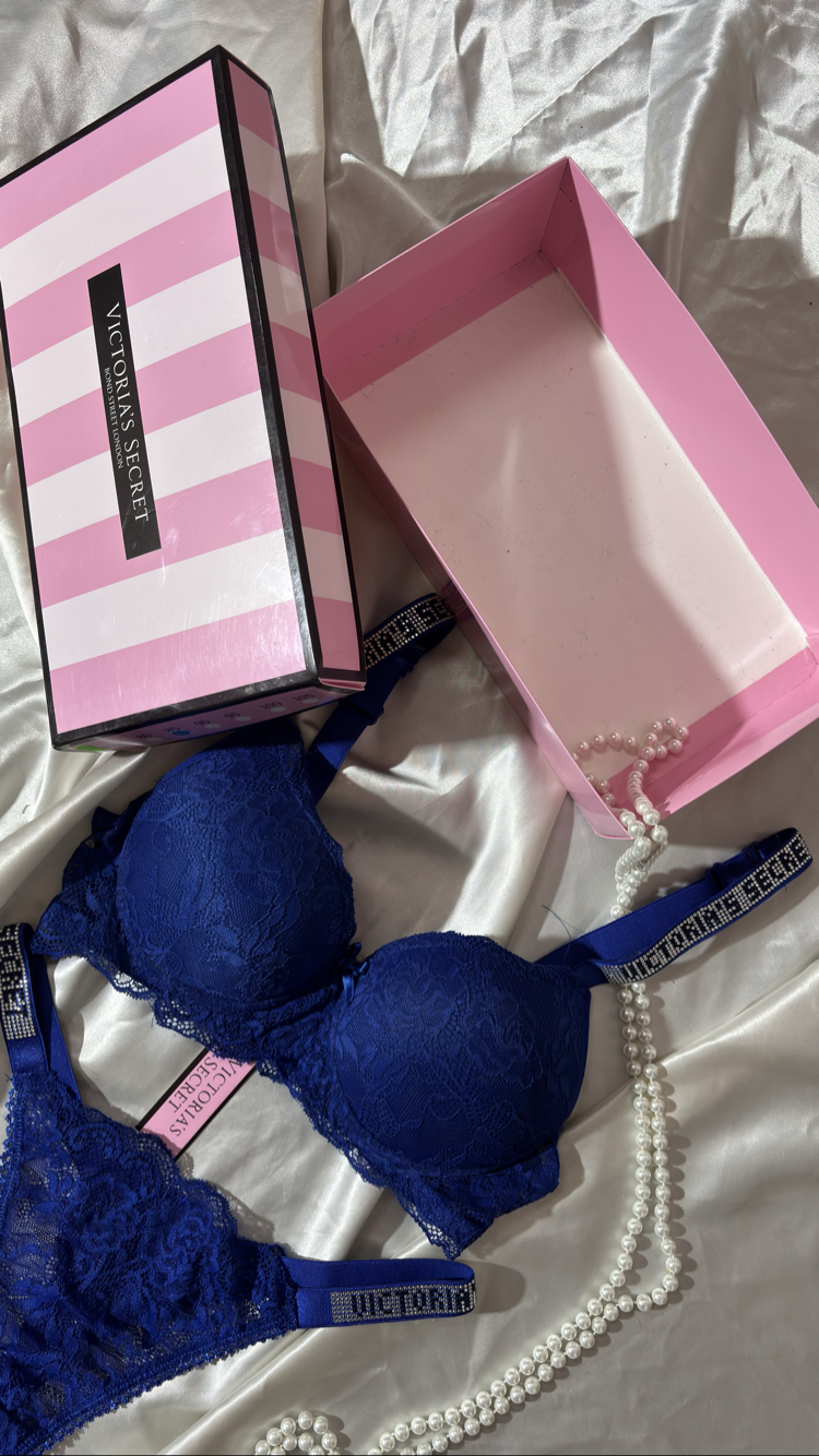 Victoria’s secret dolgulu dantelli taş detaylı sütyen takımı 