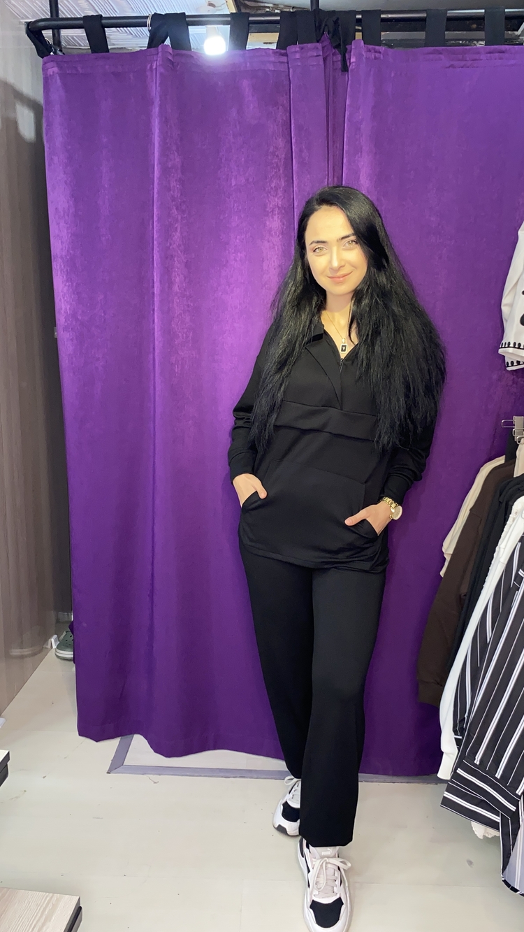 Modal kumaş kapüşonlu takım