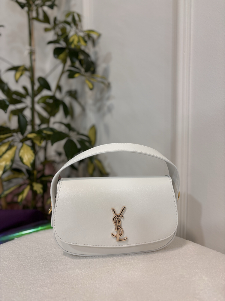 Ysl beyaz çanta