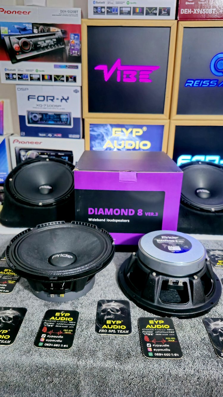 PRİDE AUDİO DİAMOND 8 V3 20 CM 300 RMS 