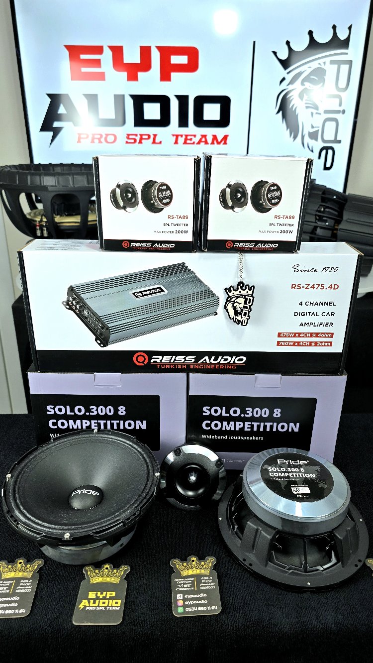PRİDE AUDİO SOLO 300 8 COMPETITION SET SES SİSTEMİ