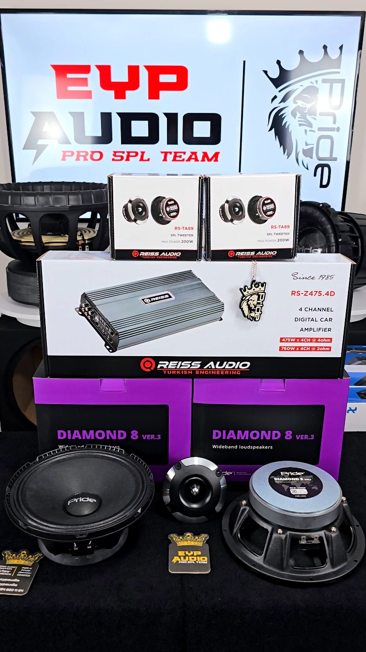 PRİDE AUDİO DİAMOND 8 V3 SET SES SİSTEMİ 