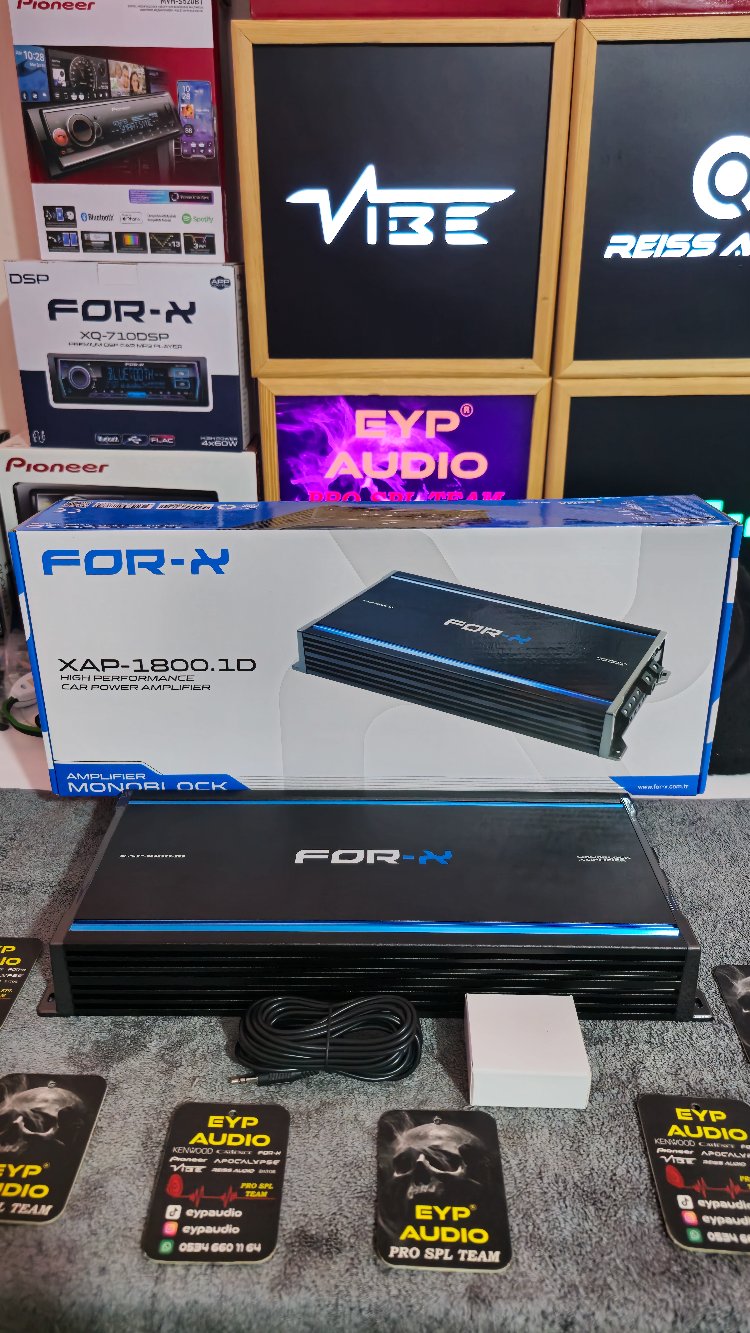FOR-X XAP-1800.1D MONO BASS AMFİSİ