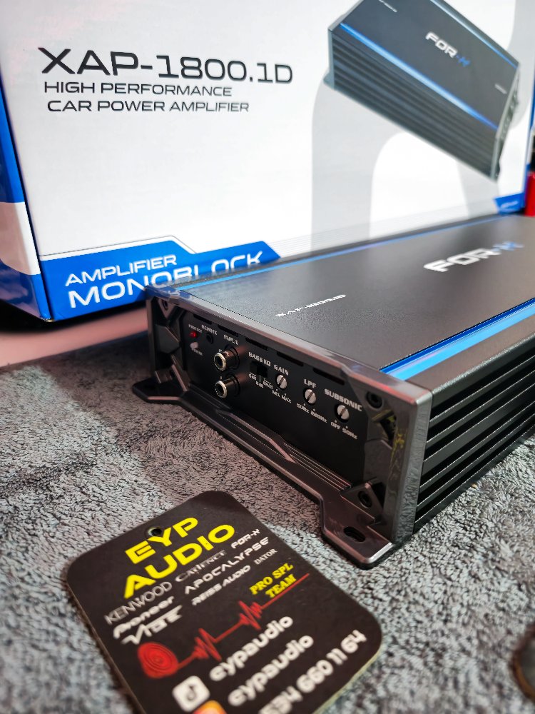 FOR-X XAP-1800.1D MONO BASS AMFİSİ