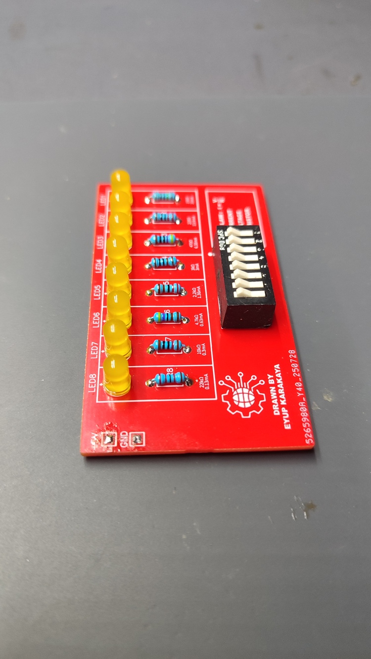 DC 5V LED Akım Testi Ohm Yasası DIY Lehimleme Uygulama Kiti 