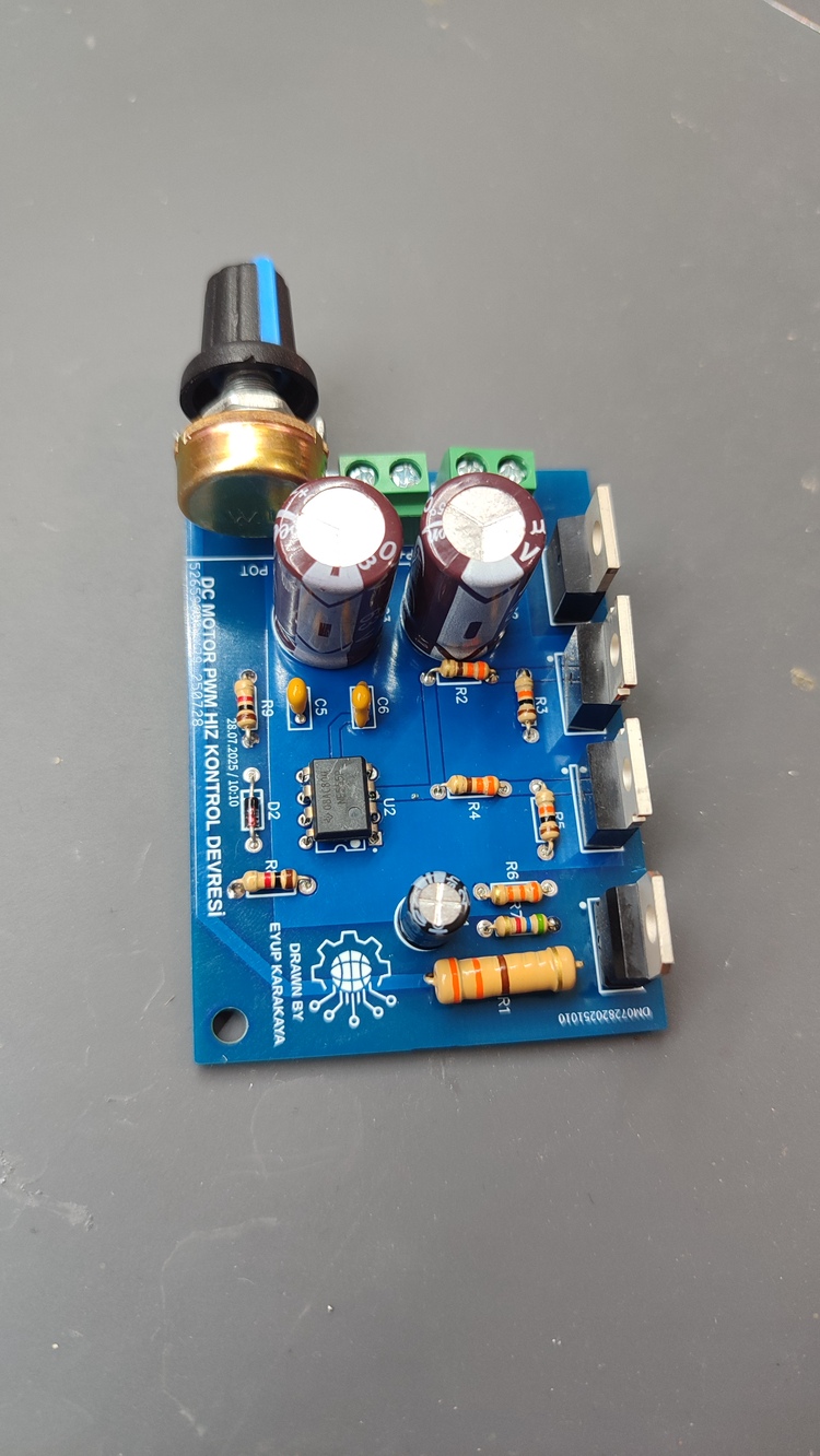 9-60V 20A PWM DC  Motor Hız Kontrol Modülü