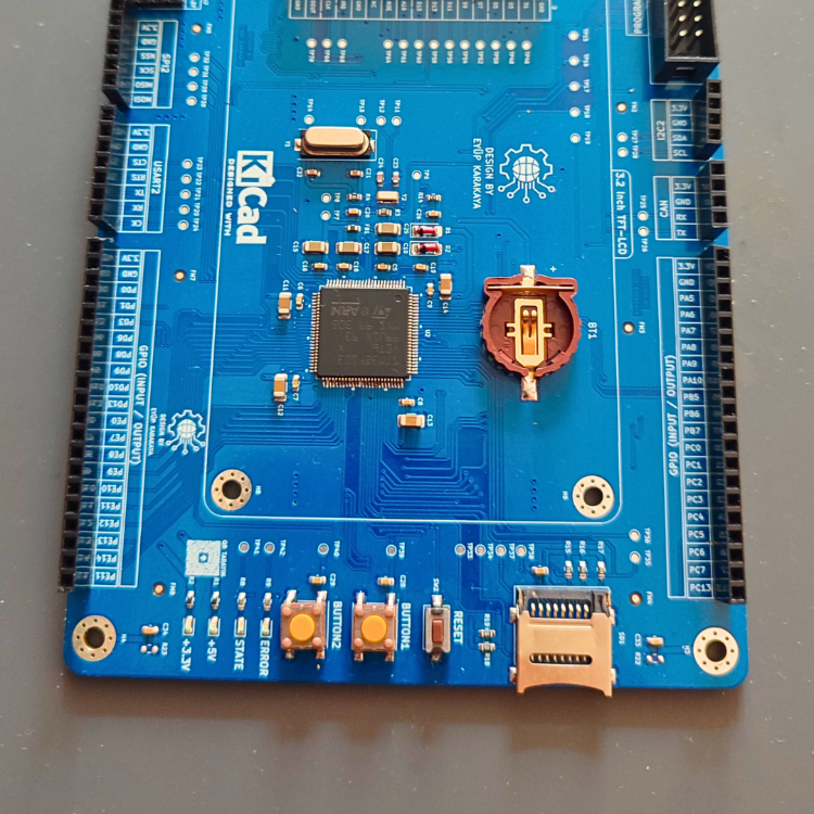 STM32 Profesyonel Eğitim ve Prototipleme Kiti - UART, LCD, SD Kart, Buzzer ve Çoklu IO