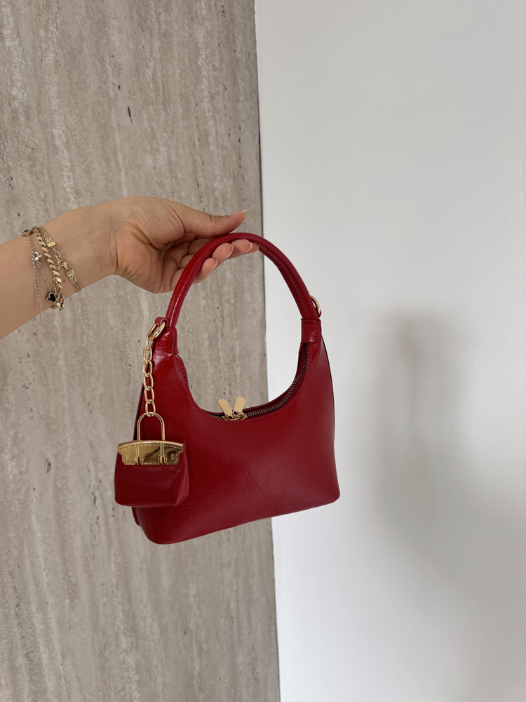 İsabella Model El Ve Kadın Omuz Çantası Kırmızı