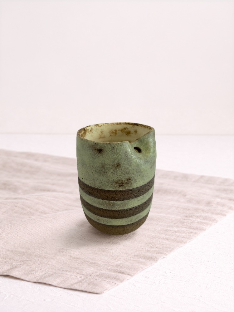 Pipetli Stoneware Bardak