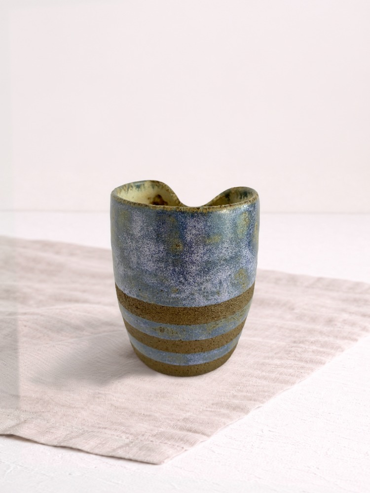 Pipetli Stoneware Bardak