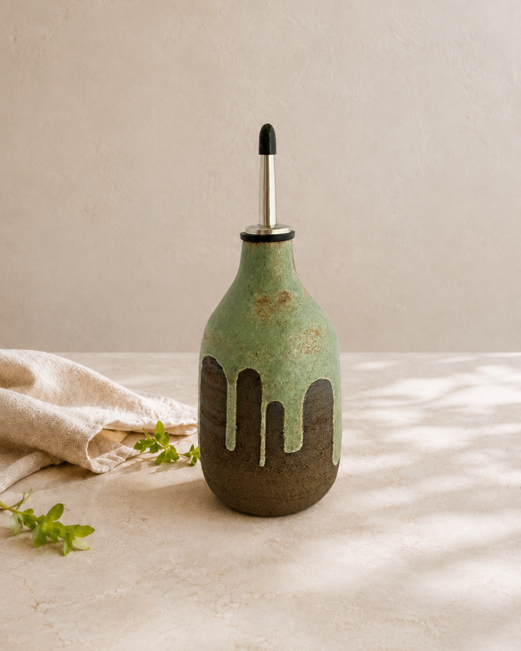 Stoneware Yağ Şişesi