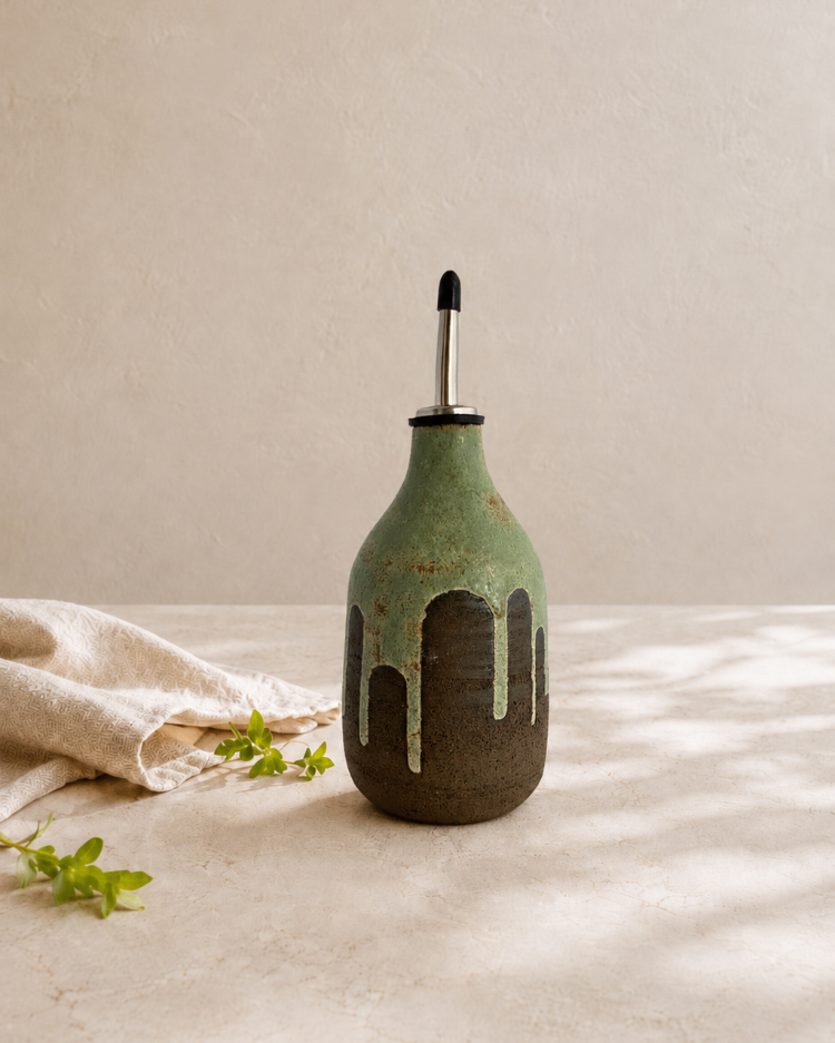 Stoneware Yağ Şişesi