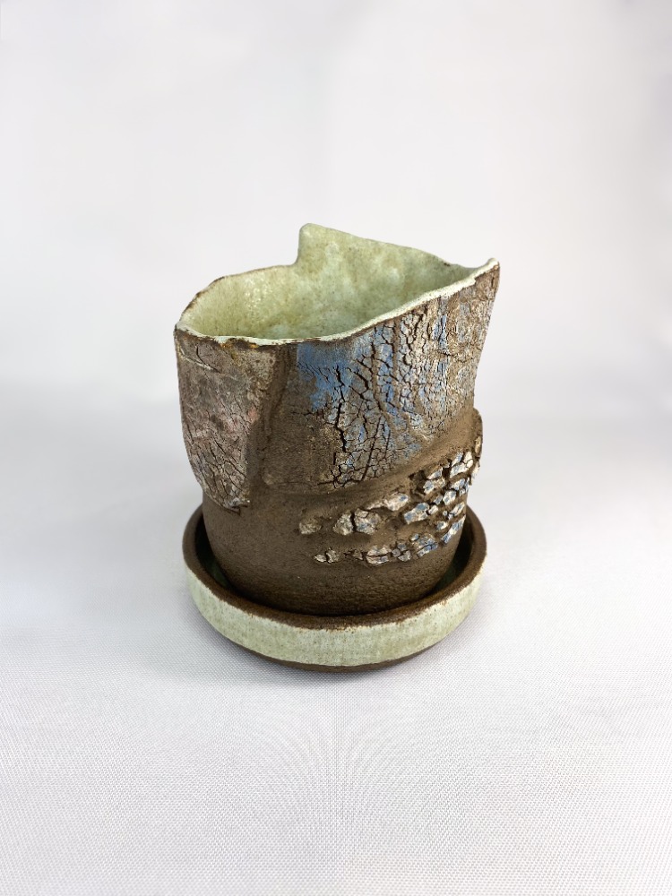 Stoneware Saksı & Tabak Seti (Özel Seri)