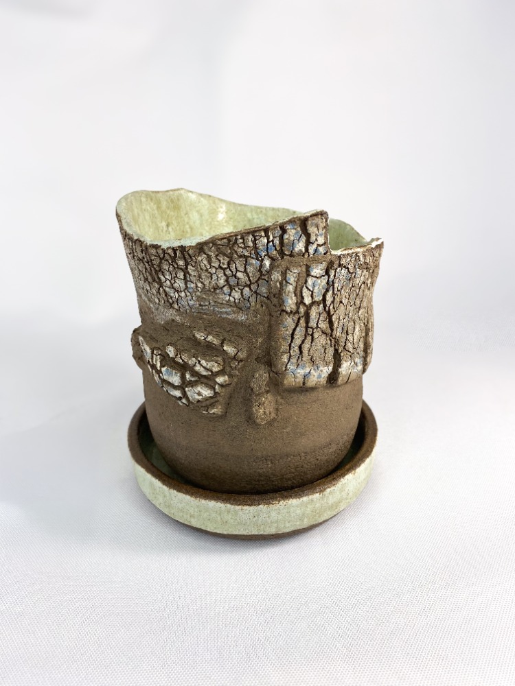 Stoneware Saksı & Tabak Seti (Özel Seri)