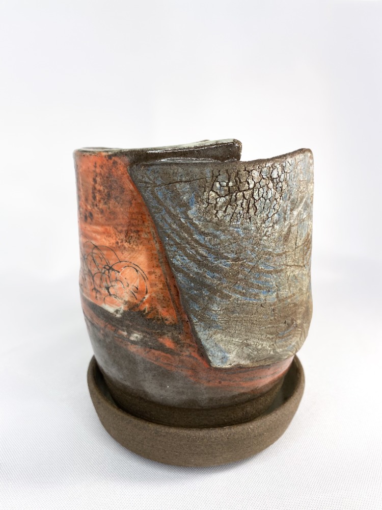 Stoneware Saksı & Tabak Seti (Özel Seri)