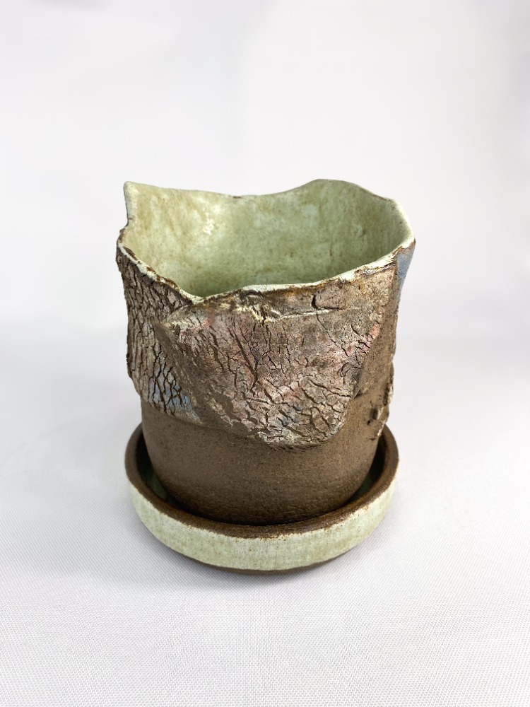 Stoneware Saksı & Tabak Seti (Özel Seri)