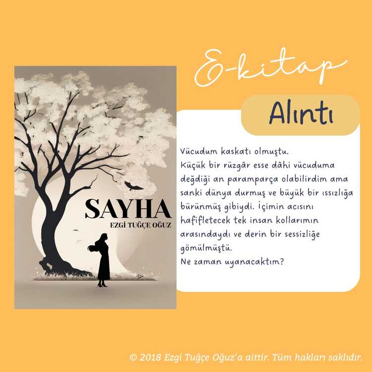 EZGİ TUĞÇE OĞUZ - SAYHA / E-KİTAP