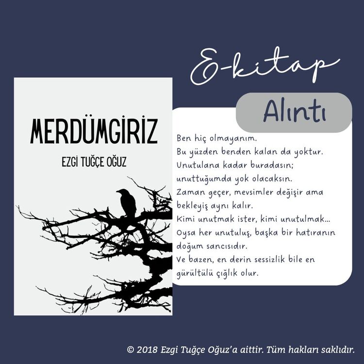 EZGİ TUĞÇE OĞUZ | MERDÜMGİRİZ | E-KİTAP 