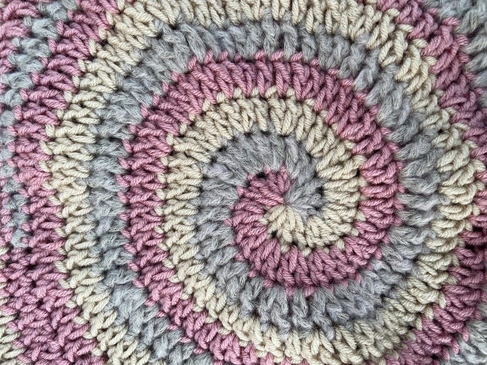 blush spiral balaclava