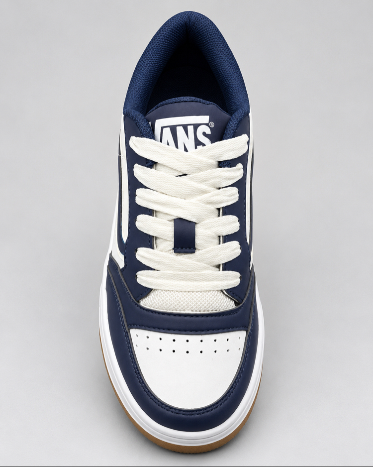 Vans Kalın Taban-Beyaz,Mavi
