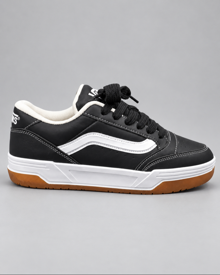 Vans Kalın Taban-Siyah,Beyaz