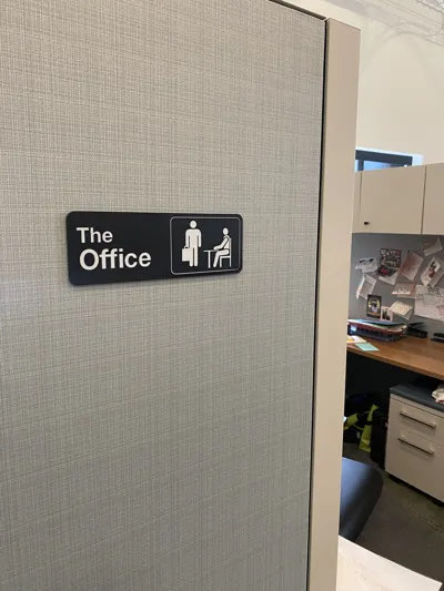 Ofis Kapı Tabelası
