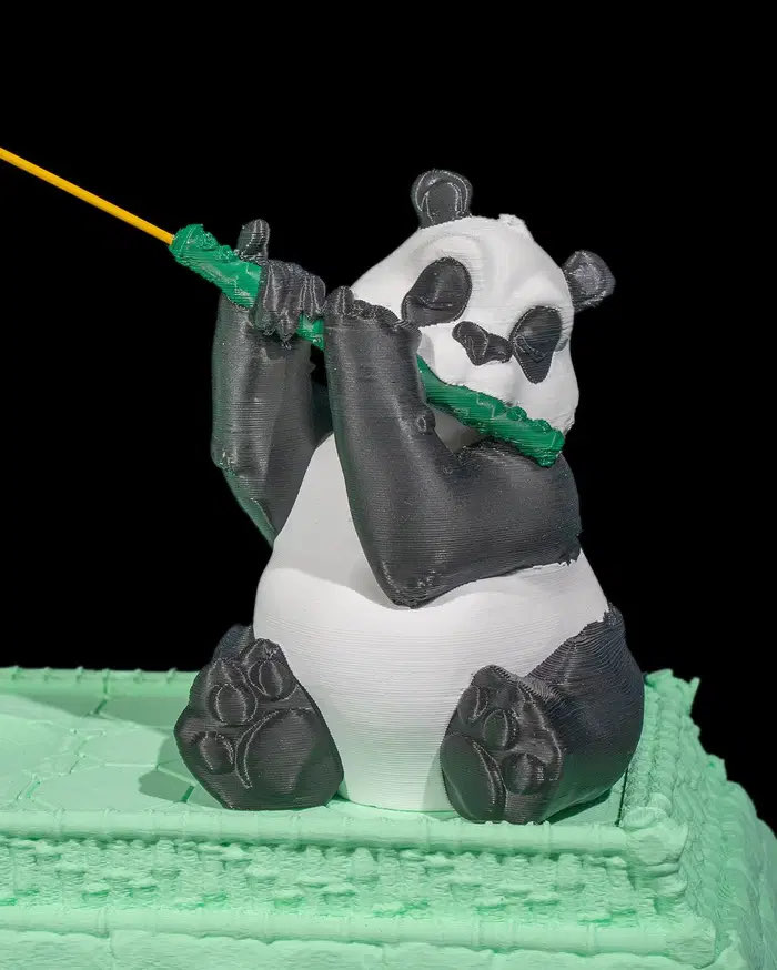 Panda Bambu Flüt Tütsülük