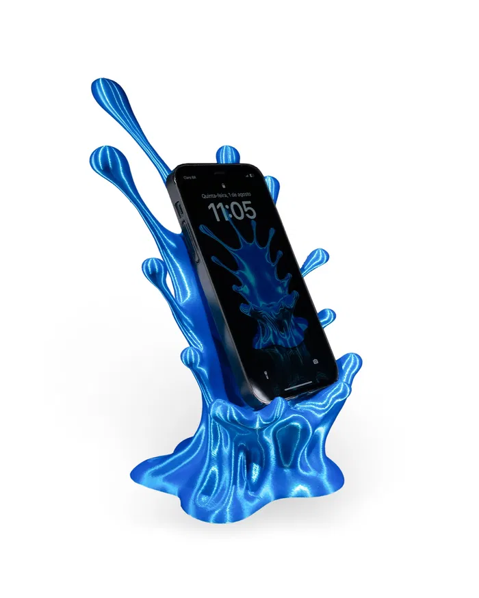 Su Damlası Telefon Tutucu