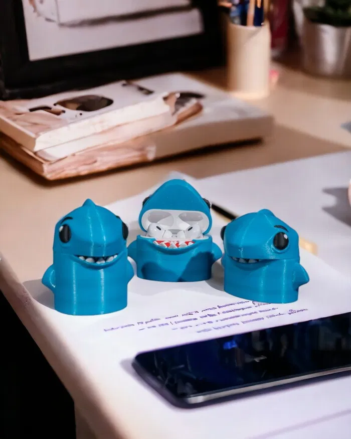 Köpek Balığı Airpods Kılıfı