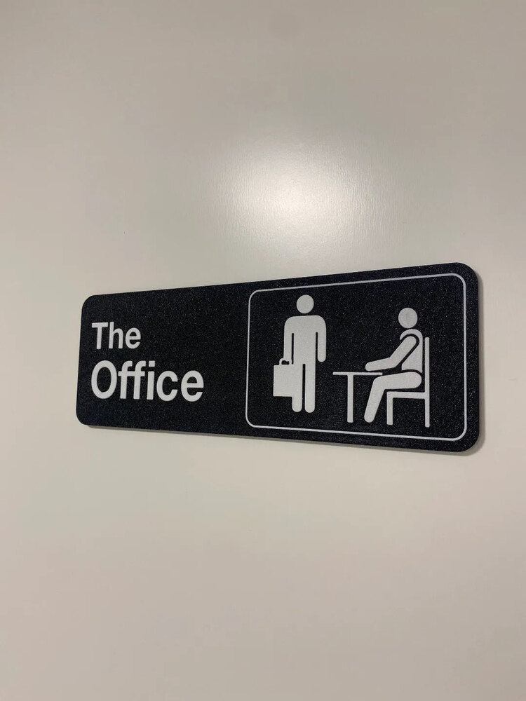 Ofis Kapı Tabelası