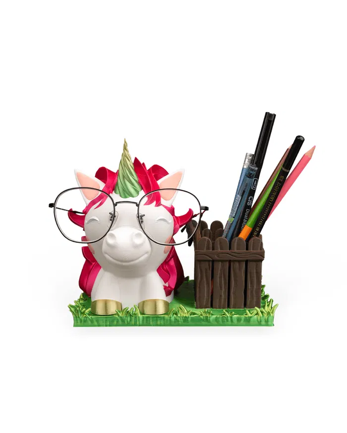 Bayan Unicorn Gözlük Tutacağı ve Kalemlik
