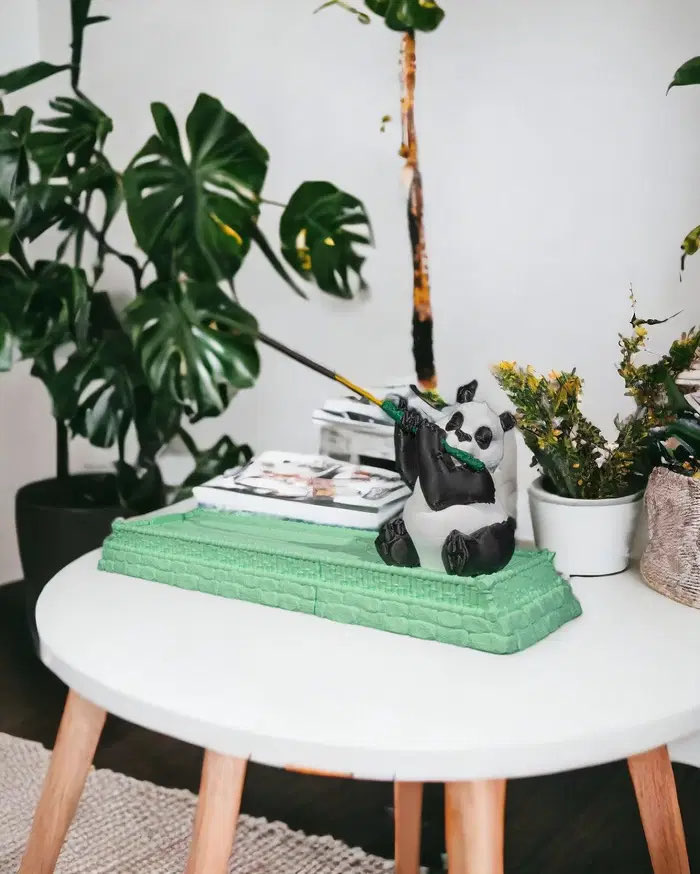 Panda Bambu Flüt Tütsülük