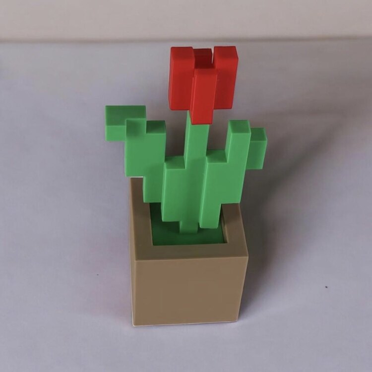 Piksel Çiçek Figürü