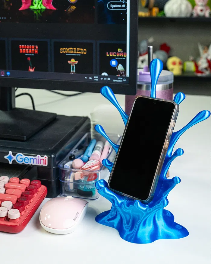 Su Damlası Telefon Tutucu