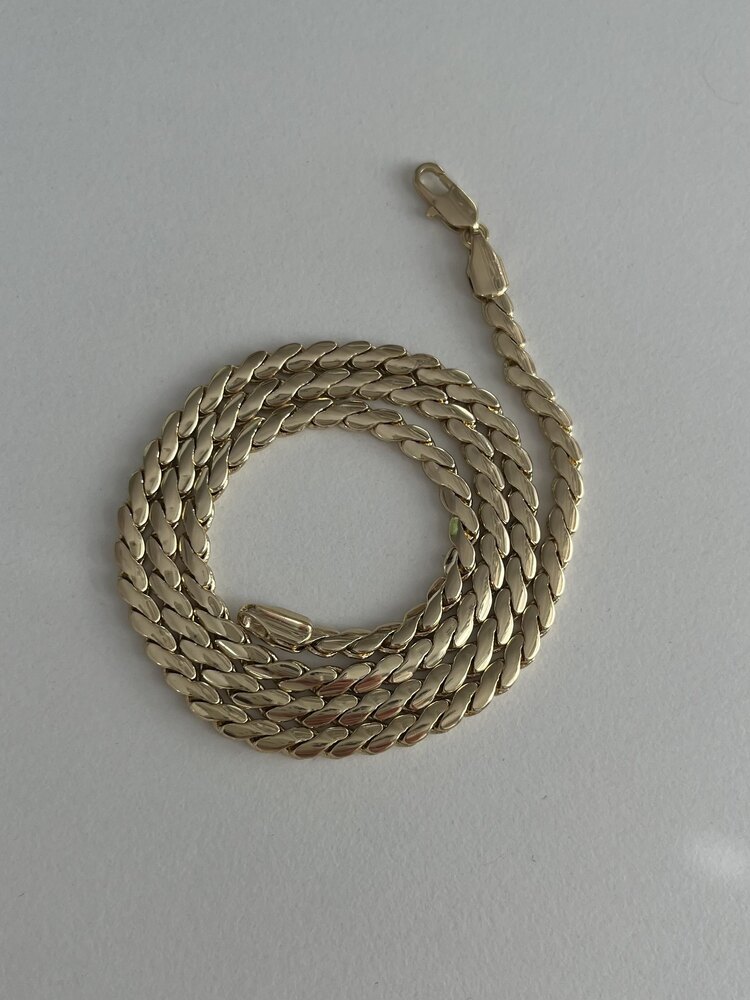 Xuping 50 cm S Model Zincir Kolye