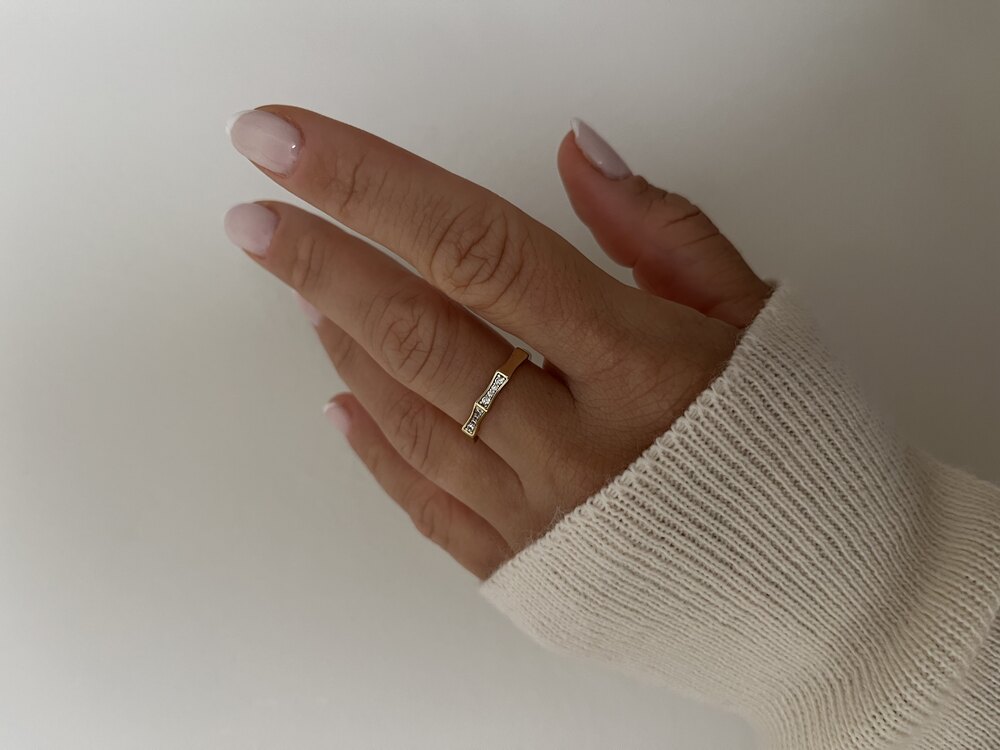Xuping Taşlı Bone Yüzük