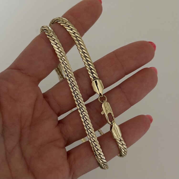 Xuping 45 cm BalıkSırtı Kolye