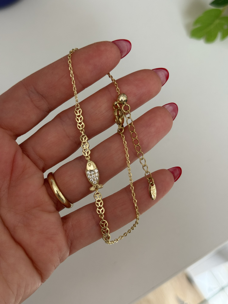 Xuping Balıklı Halhal/Bileklik