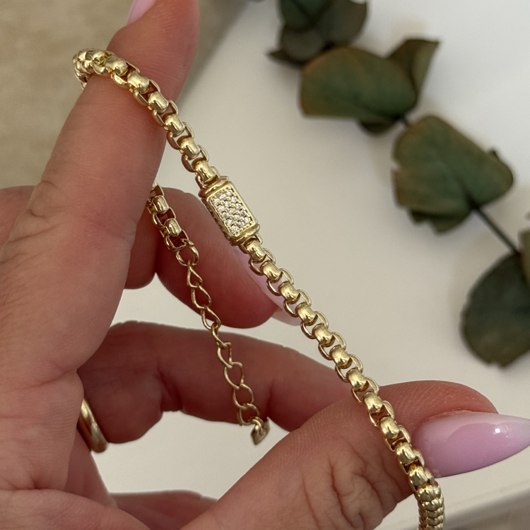 Altın Kaplama Dream Chain Bileklik