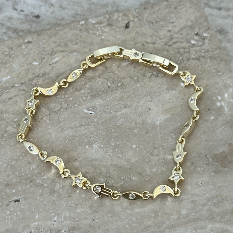 14k Manifest Bileklik